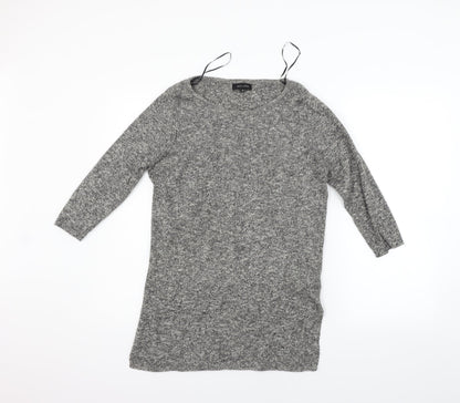 Womens UK Size 10 New Look Grey Pullover Jumper