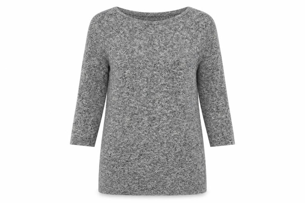 Womens UK Size 10 New Look Grey Pullover Jumper