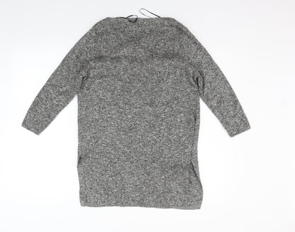 Womens UK Size 10 New Look Grey Pullover Jumper