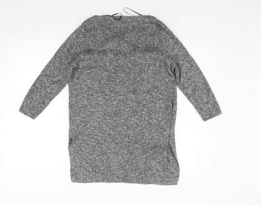 Womens UK Size 10 New Look Grey Pullover Jumper