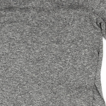 Womens UK Size 10 New Look Grey Pullover Jumper