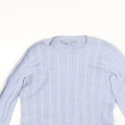 NEXT Womens Blue Houndstooth  Jumper Dress  Size 8