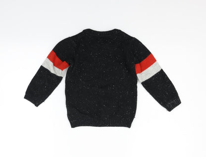 Next  Girls Black   Pullover Jumper Size 3 Years  - christams