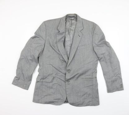 Mens UK Size 42 Preworn Regular Grey Suit Jacket