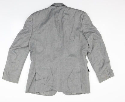 Mens UK Size 42 Preworn Regular Grey Suit Jacket