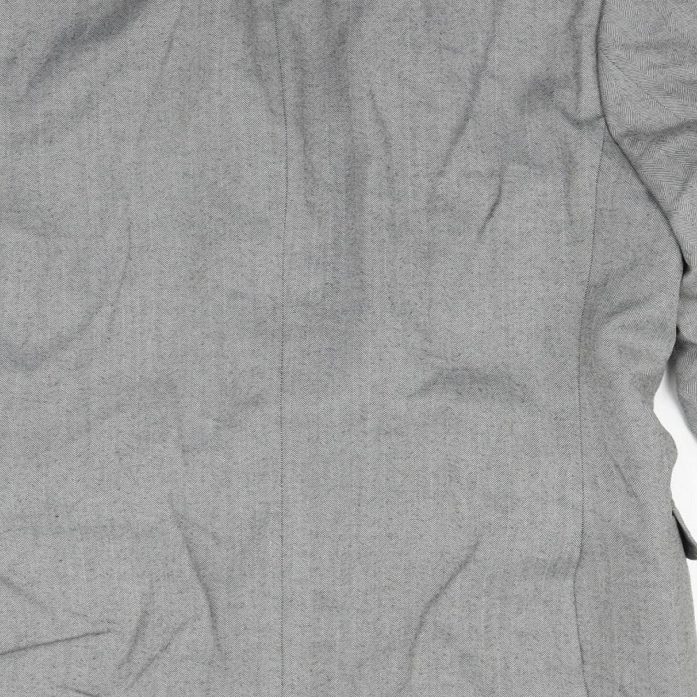 Mens UK Size 42 Preworn Regular Grey Suit Jacket