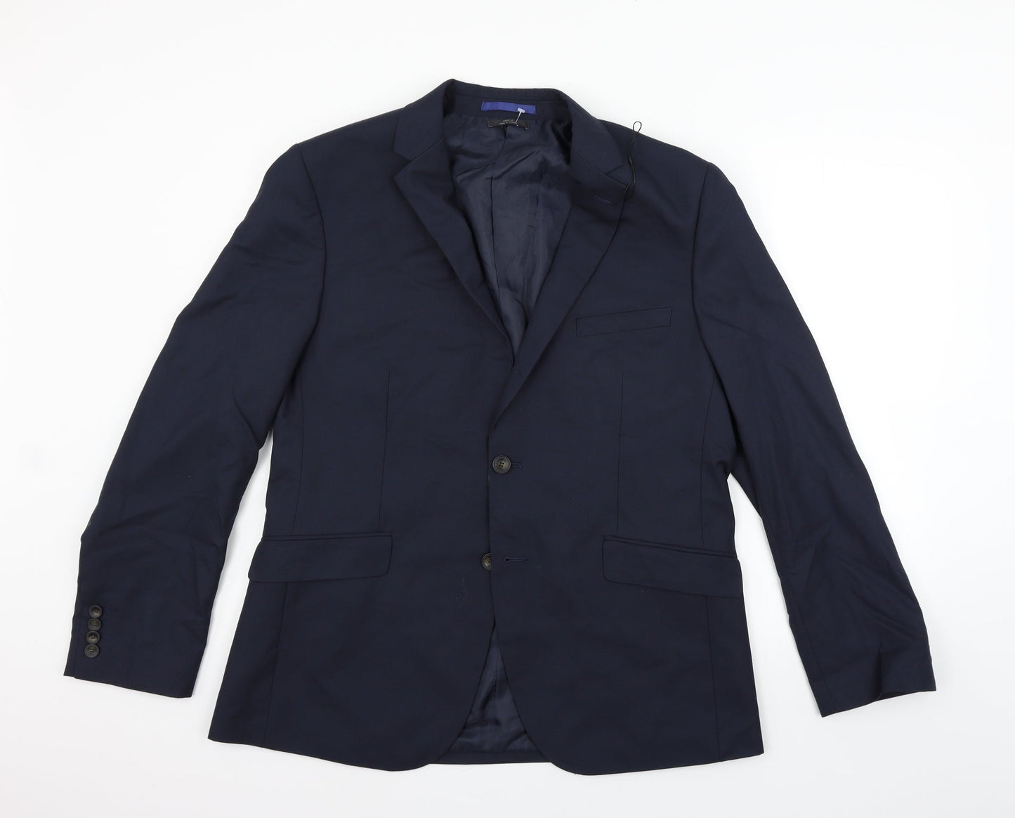 Mens UK Size 42 Marks and Spencer Regular Blue Suit Jacket