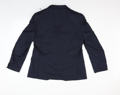 Mens UK Size 42 Marks and Spencer Regular Blue Suit Jacket