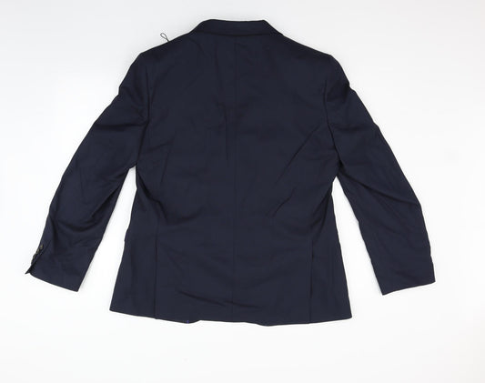Mens UK Size 42 Marks and Spencer Regular Blue Suit Jacket