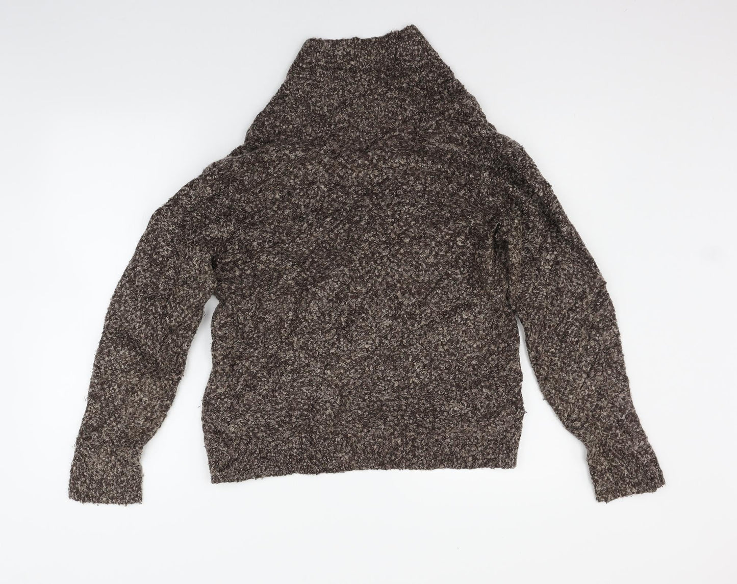 Womens UK Size 14 Papaya Brown Cardigan Jumper