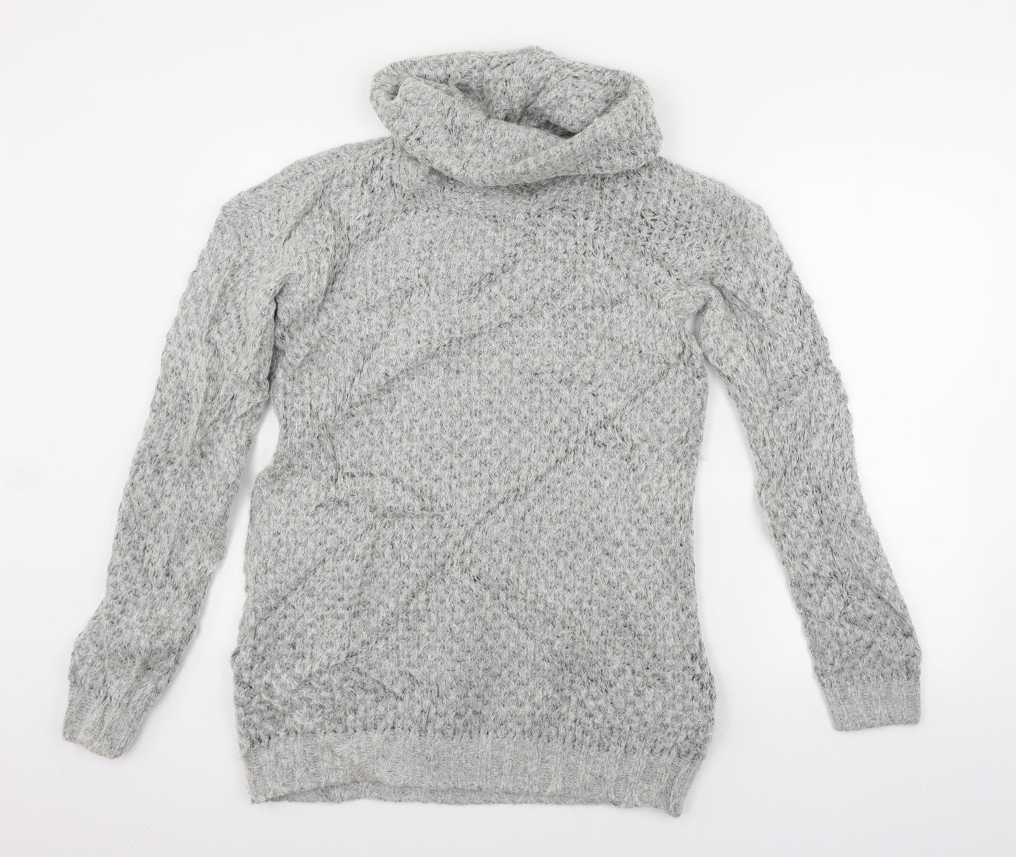 Womens UK Size 8 Marks and Spencer Grey Pullover Jumper