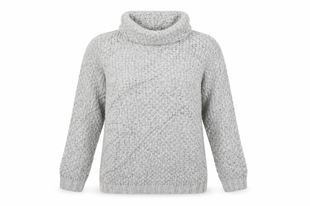 Womens UK Size 8 Marks and Spencer Grey Pullover Jumper