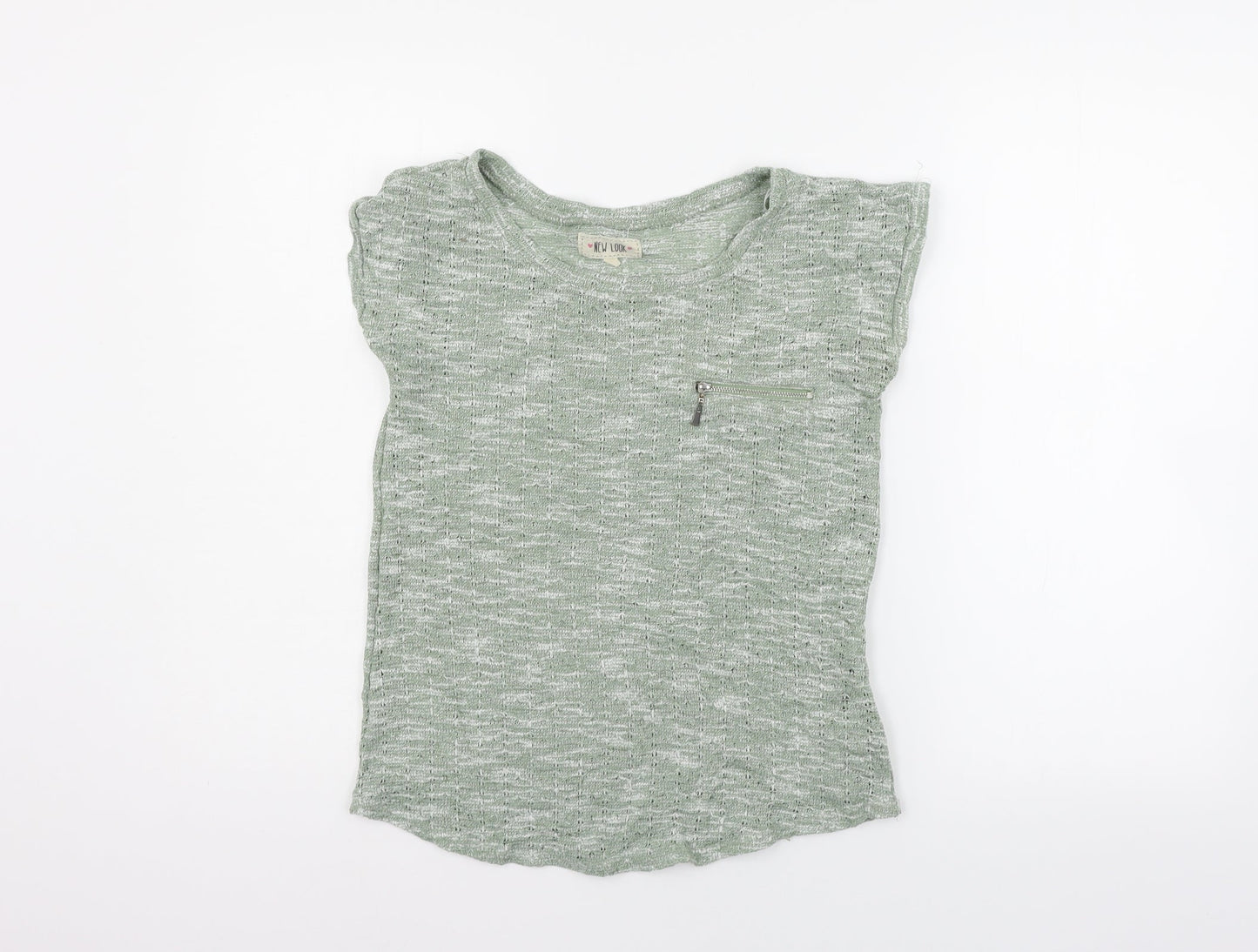 Womens UK Size 8 New Look Green Pullover Jumper