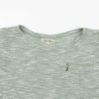 Womens UK Size 8 New Look Green Pullover Jumper
