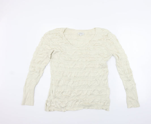 Kaliko Womens Beige   Pullover Jumper Size 18