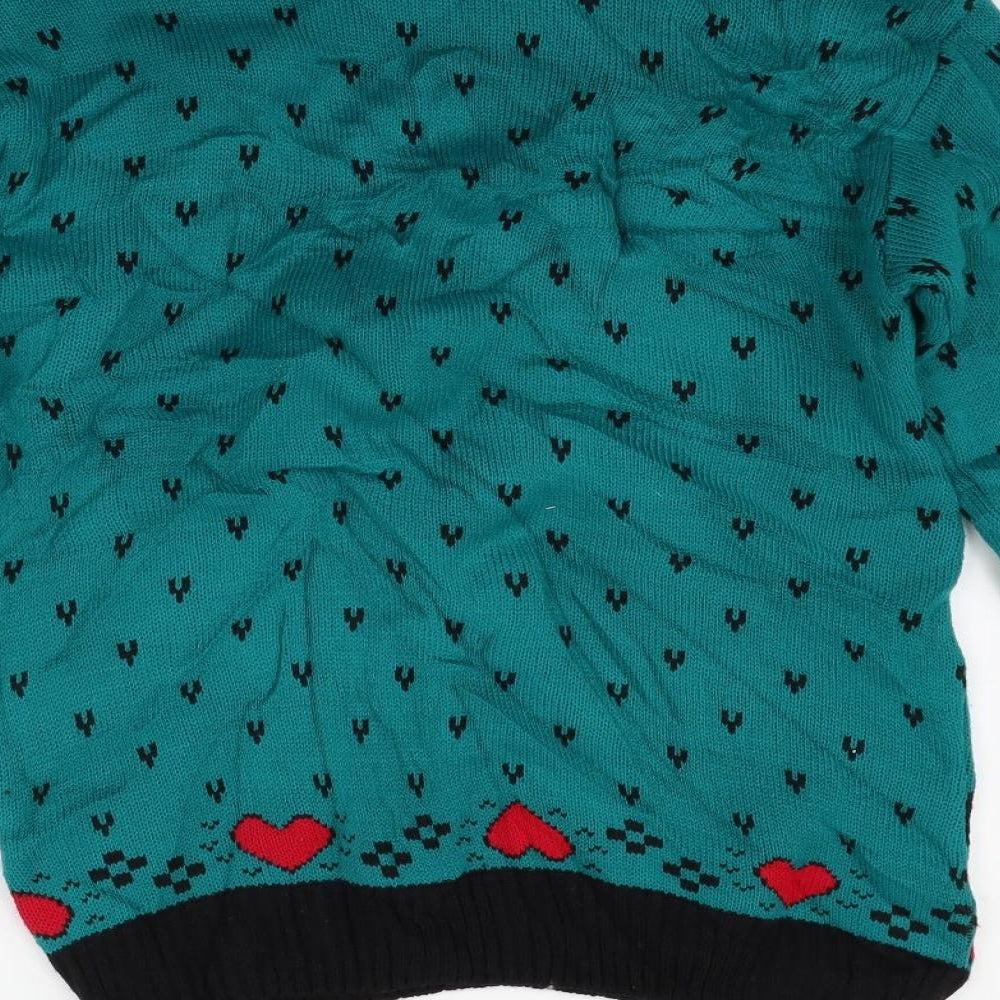PURE Collection Womens Green   Pullover Jumper Size M