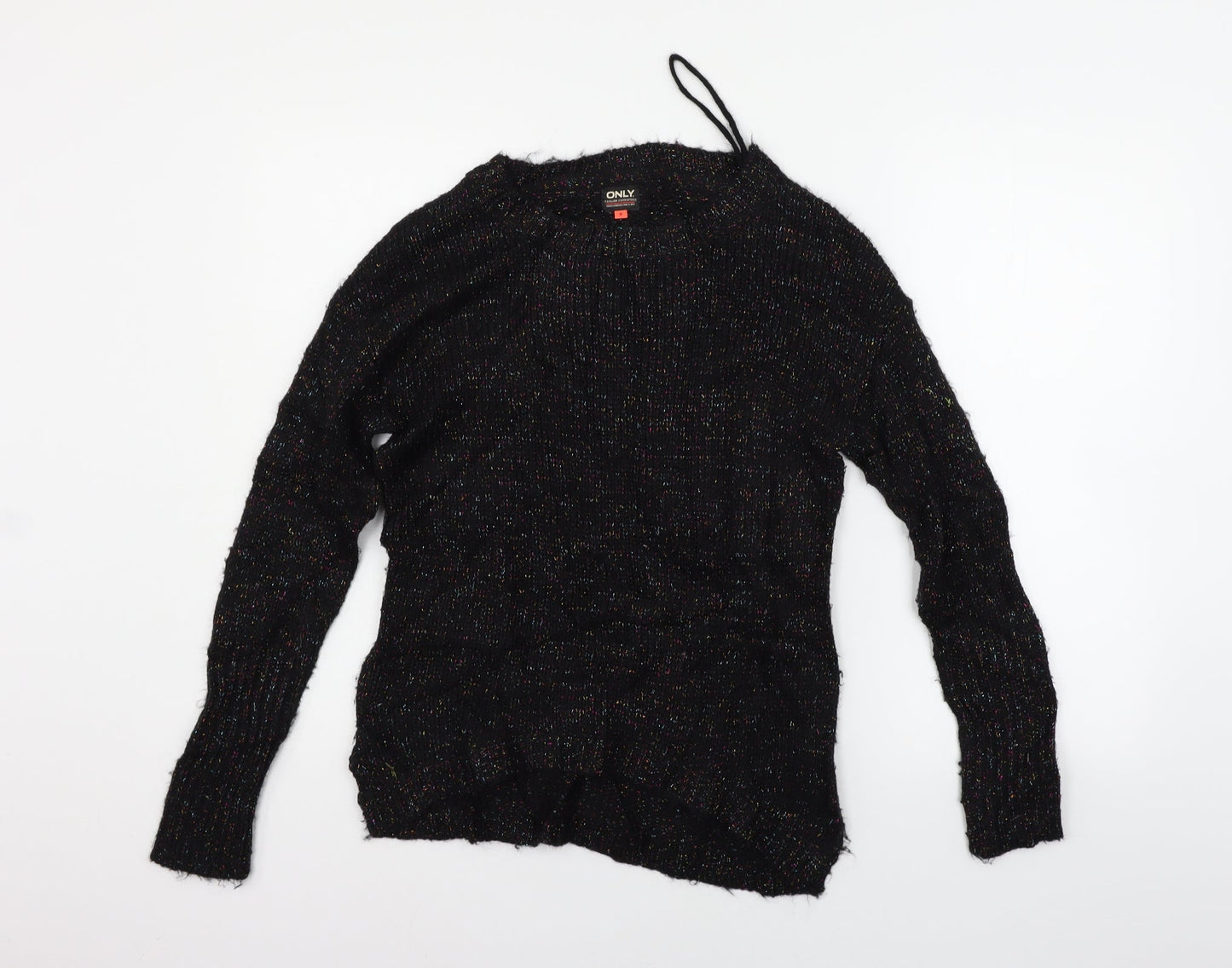 Womens UK Size S Only Black Pullover Jumper