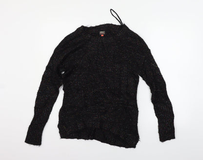 Womens UK Size S Only Black Pullover Jumper