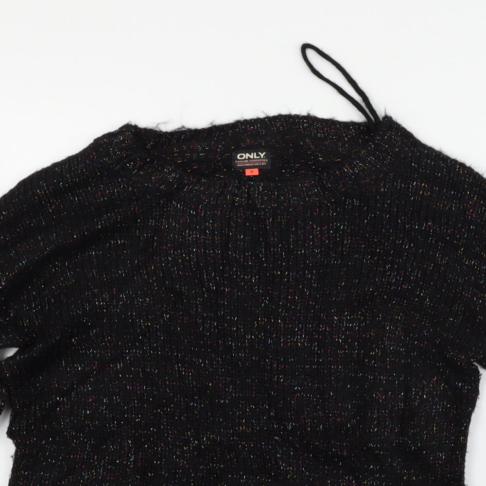 Womens UK Size S Only Black Pullover Jumper