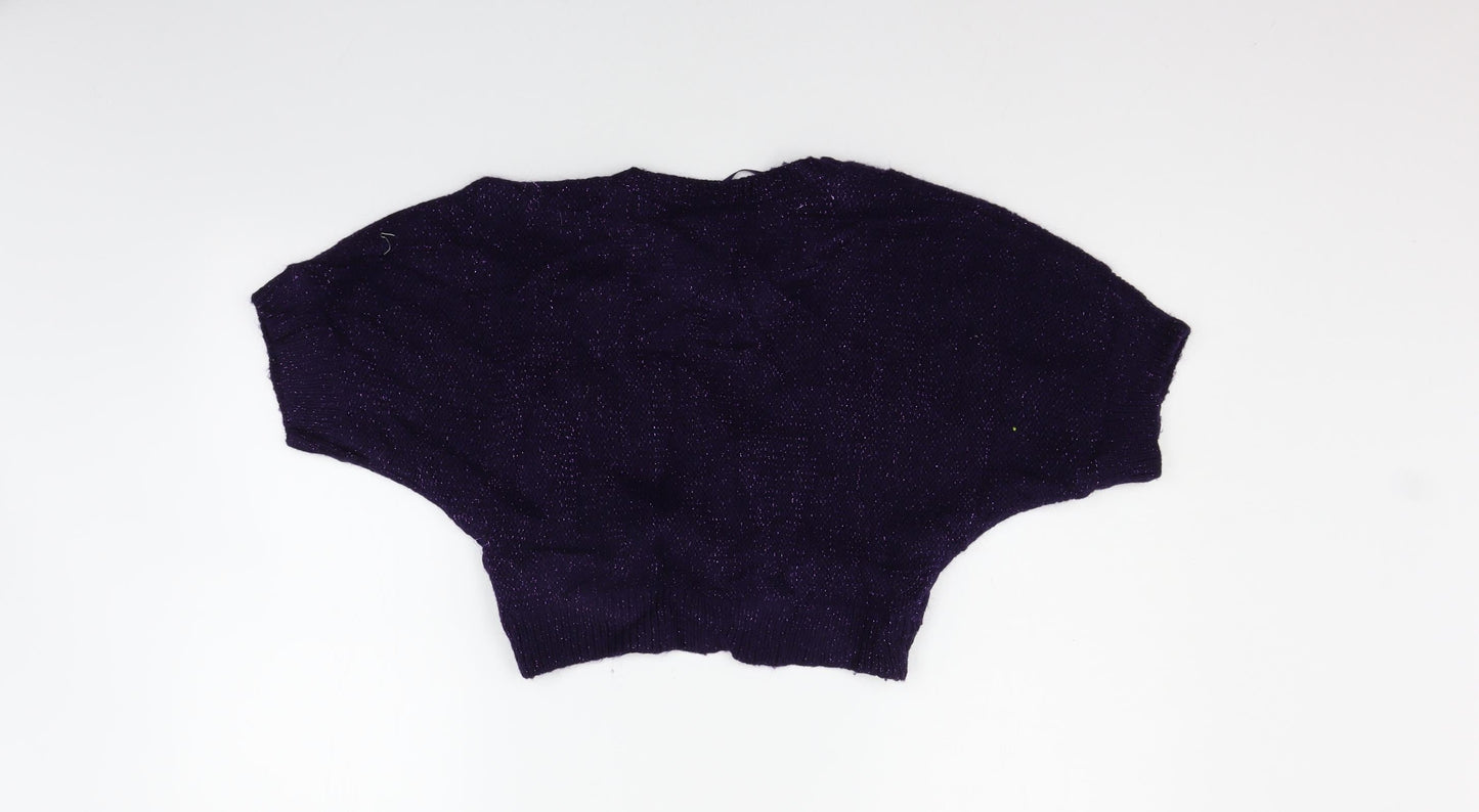 Womens UK Size M H&M Purple Cardigan Jumper
