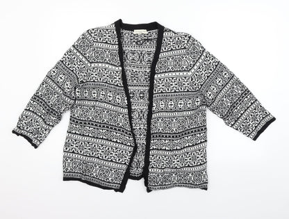 Womens UK Size 14 F&F Grey Cardigan Jumper