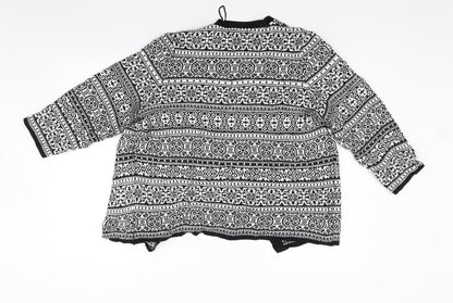 Womens UK Size 14 F&F Grey Cardigan Jumper