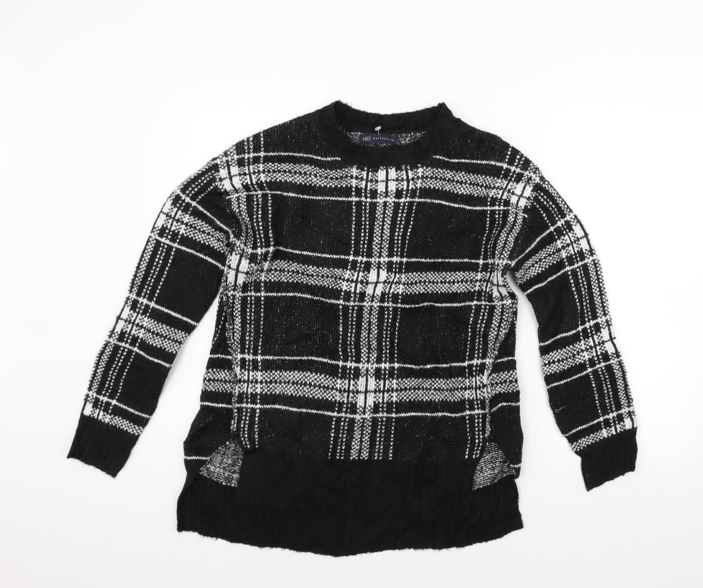 Womens UK Size S Marks and Spencer Black Pullover Jumper