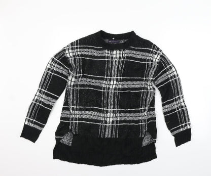 Womens UK Size S Marks and Spencer Black Pullover Jumper