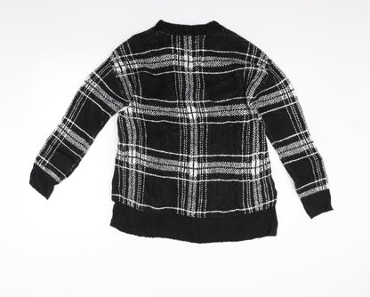Womens UK Size S Marks and Spencer Black Pullover Jumper