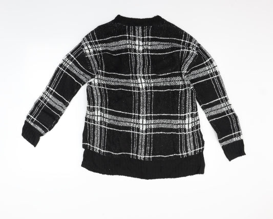 Womens UK Size S Marks and Spencer Black Pullover Jumper