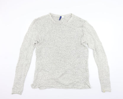 Divided Womens Beige   Pullover Jumper Size M