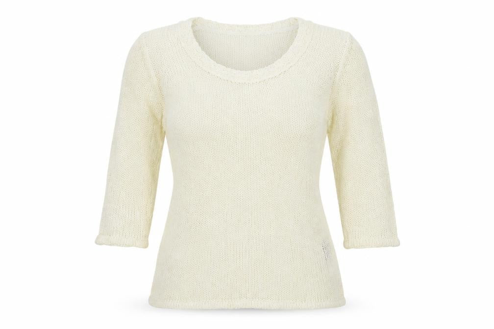 Womens UK Size M Per Una Beige Pullover Jumper