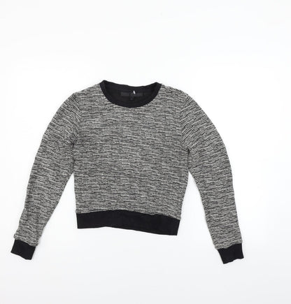 Womens UK Size 6 Topshop Grey Pullover Jumper