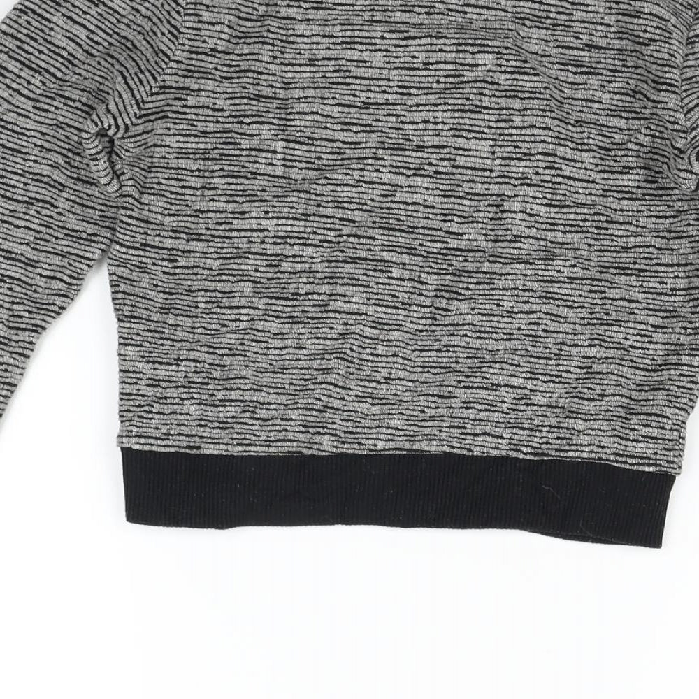 Womens UK Size 6 Topshop Grey Pullover Jumper