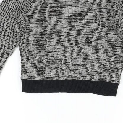 Womens UK Size 6 Topshop Grey Pullover Jumper