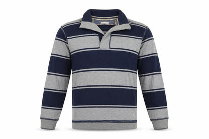 St George Mens Grey Striped  Pullover Jumper Size M