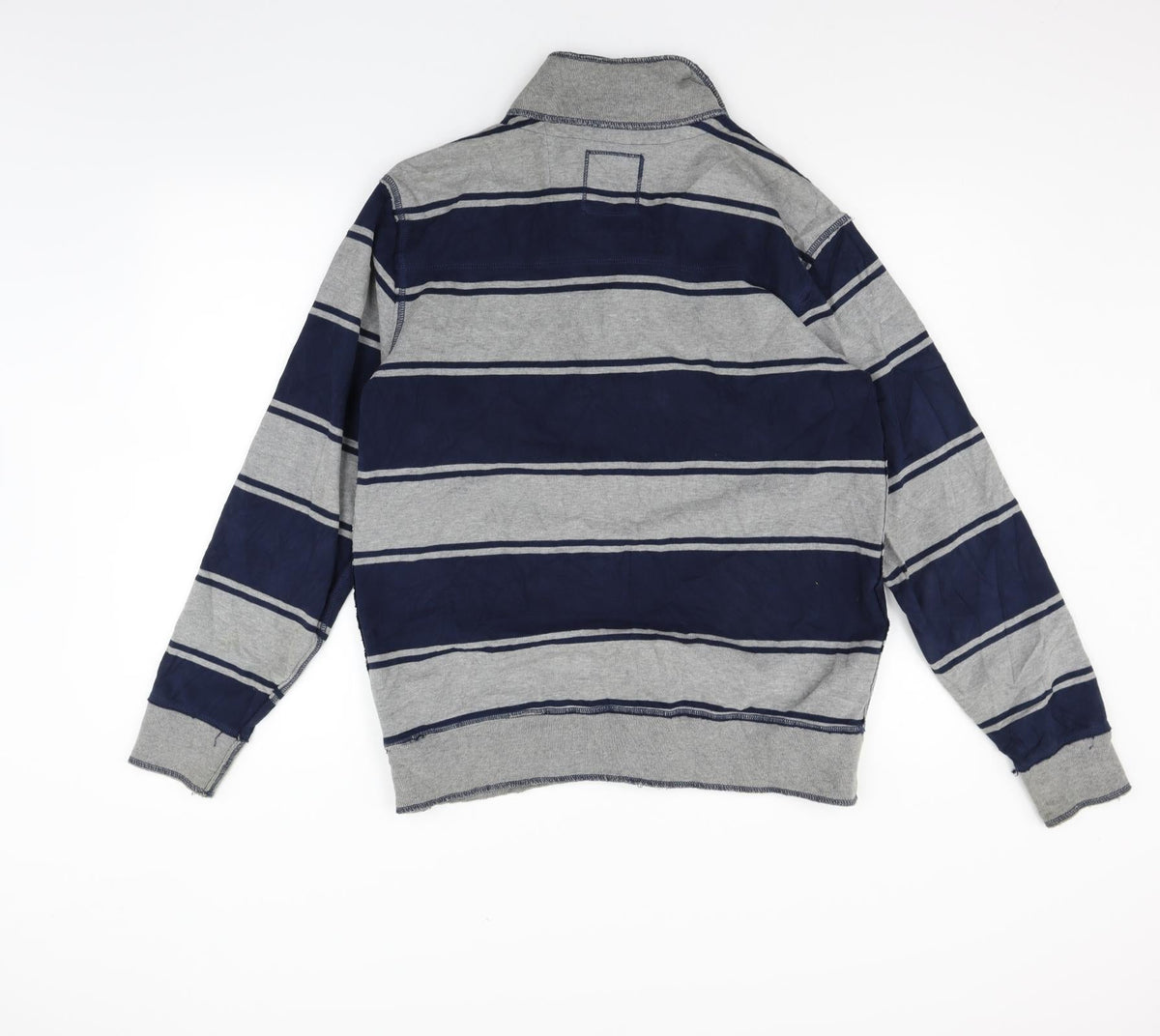 St George Mens Grey Striped  Pullover Jumper Size M