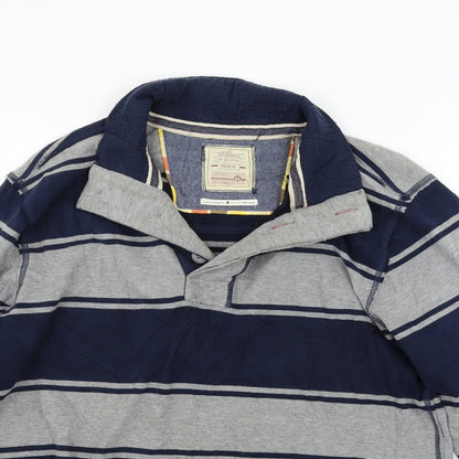 St George Mens Grey Striped  Pullover Jumper Size M