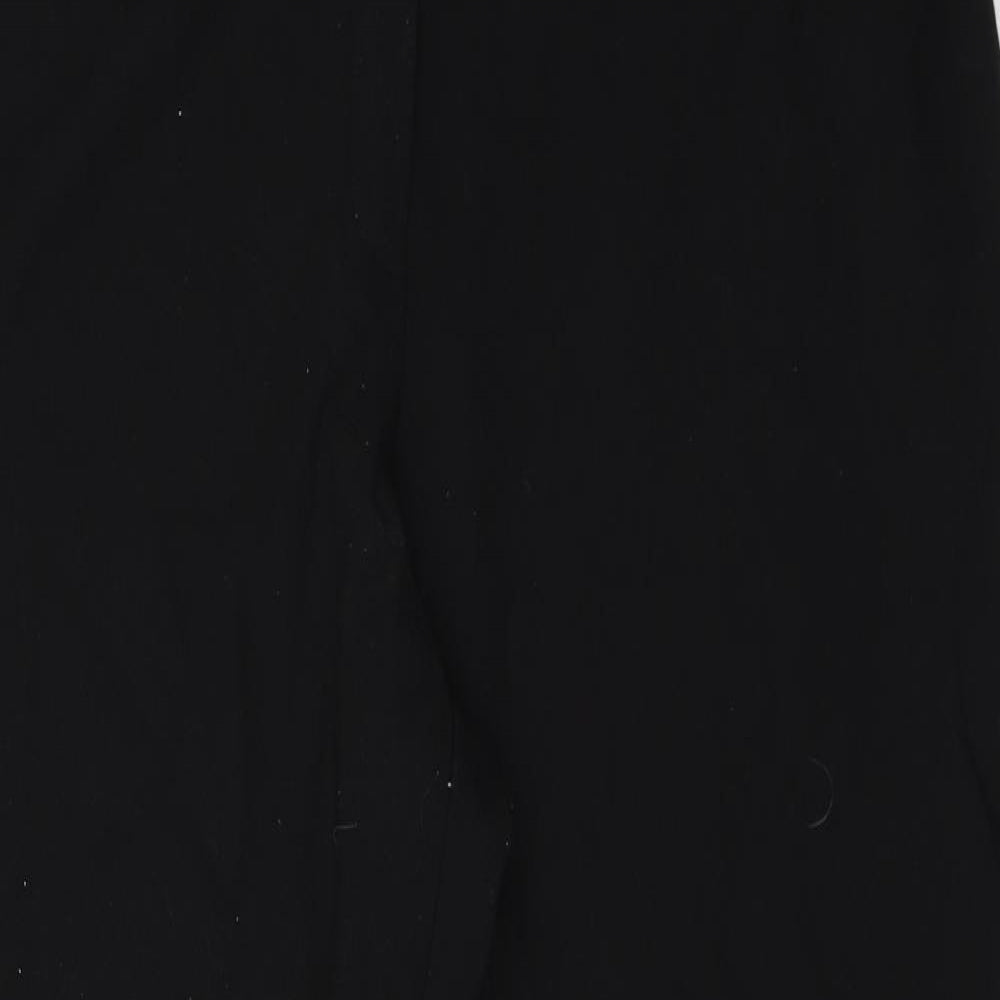 Womens UK Size 10 Marks and Spencer Regular Fit  Black Trousers