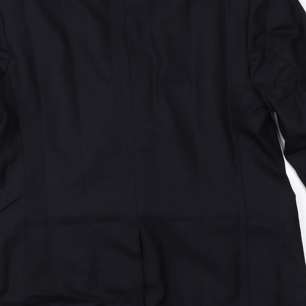 Preworn Mens Black   Jacket Blazer Size 38