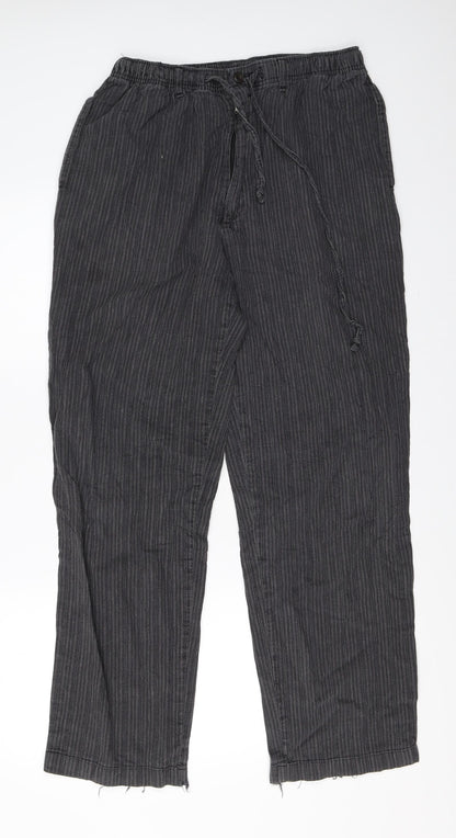 Womens UK Size 33 in Marks and Spencer Regular Fit  Grey Trousers