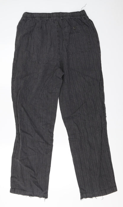 Womens UK Size 33 in Marks and Spencer Regular Fit  Grey Trousers