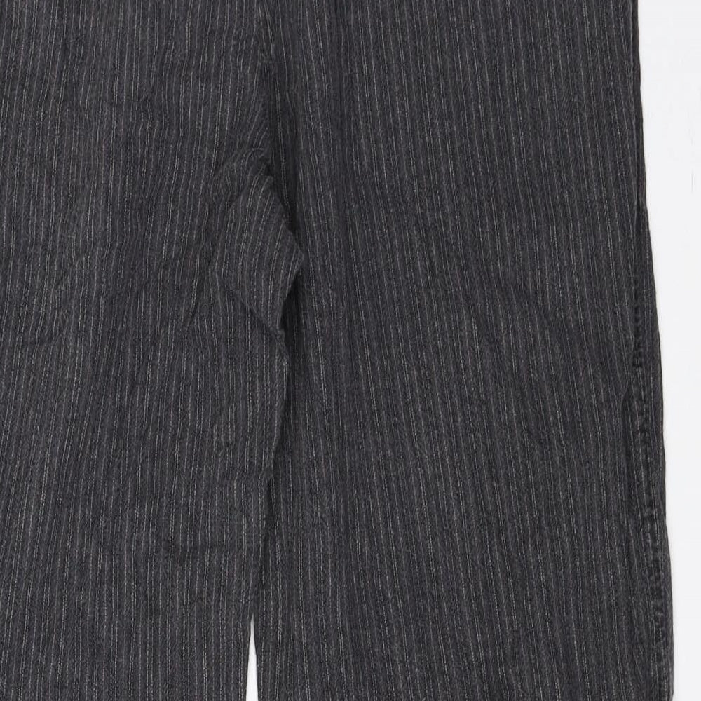 Womens UK Size 33 in Marks and Spencer Regular Fit  Grey Trousers
