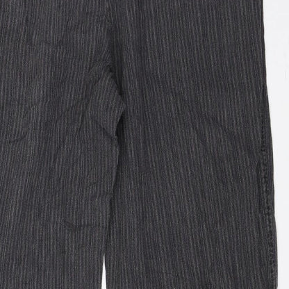 Womens UK Size 33 in Marks and Spencer Regular Fit  Grey Trousers