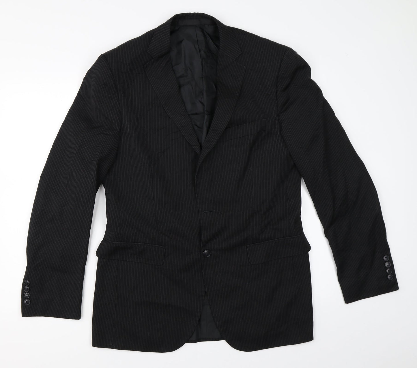 Mens UK Size 38 Marks and Spencer Regular Black Suit Jacket