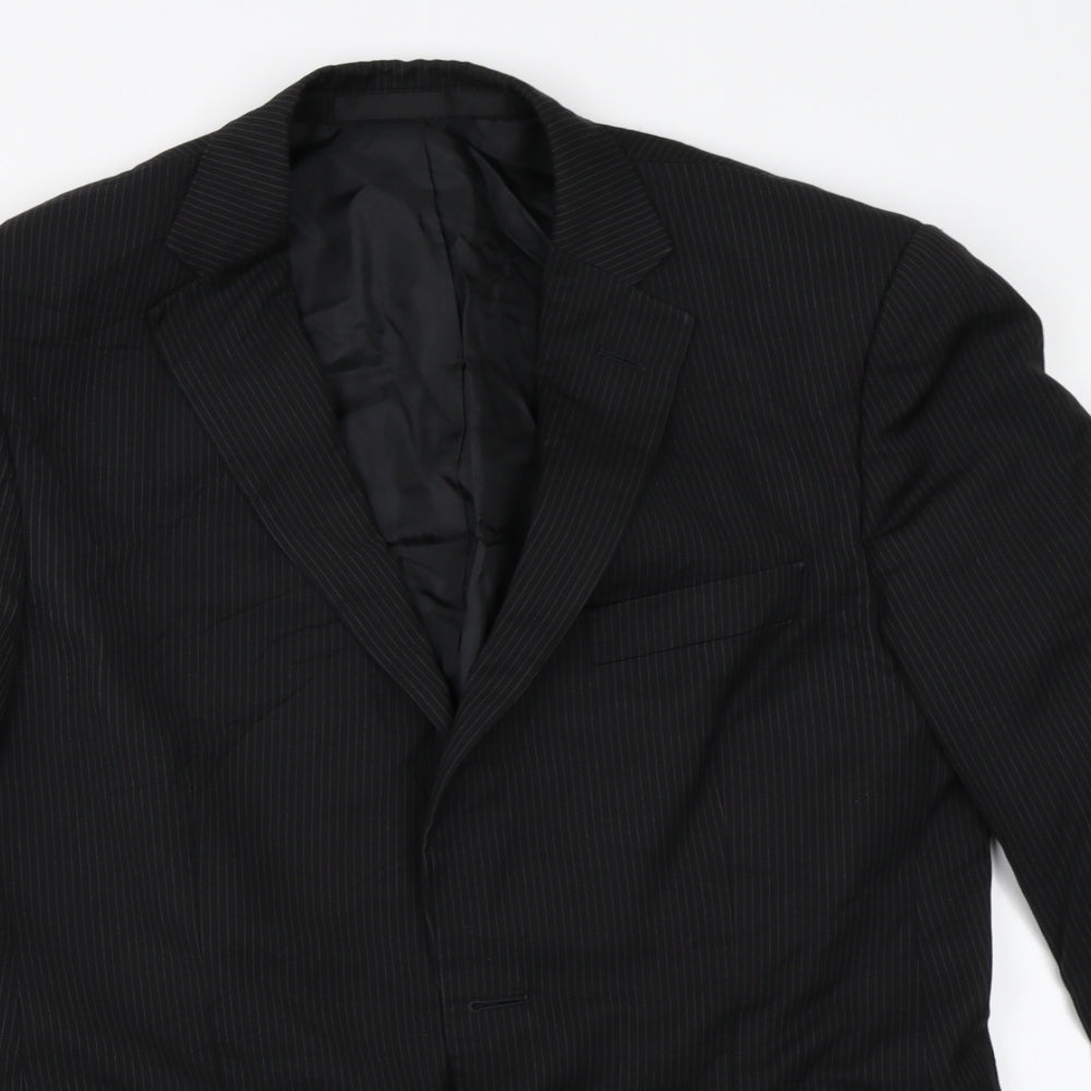 Mens UK Size 38 Marks and Spencer Regular Black Suit Jacket