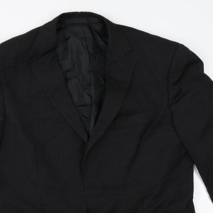 Mens UK Size 38 Marks and Spencer Regular Black Suit Jacket