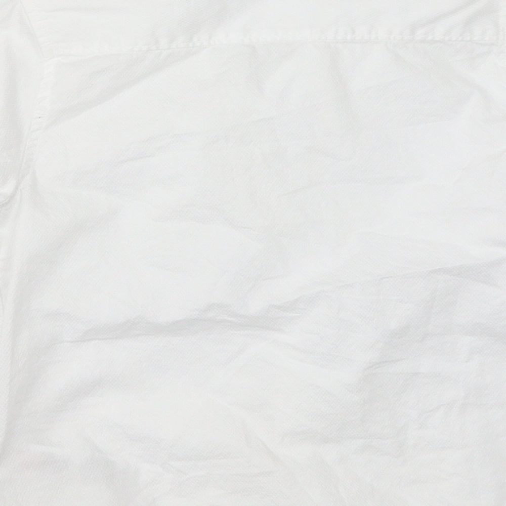 Marks and Spencer Boys White   Basic Button-Up Size 3-4 Years