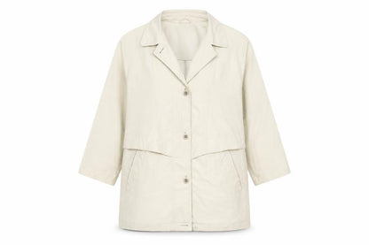 Stratus Womens Beige   Overcoat Coat Size M