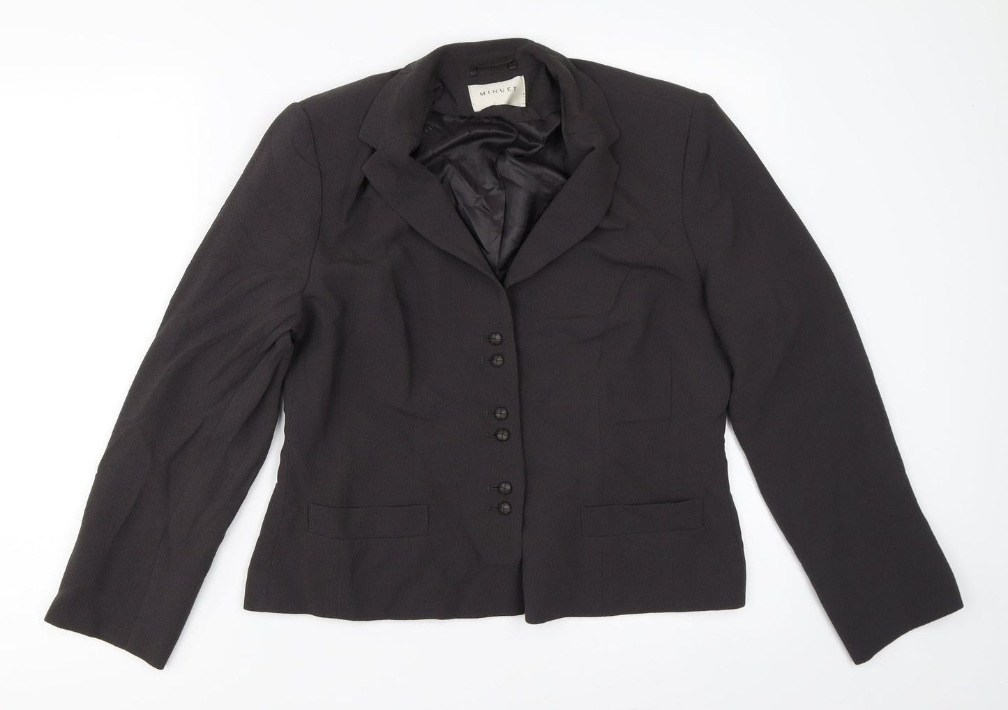 Minuet Womens Grey   Jacket  Size 12